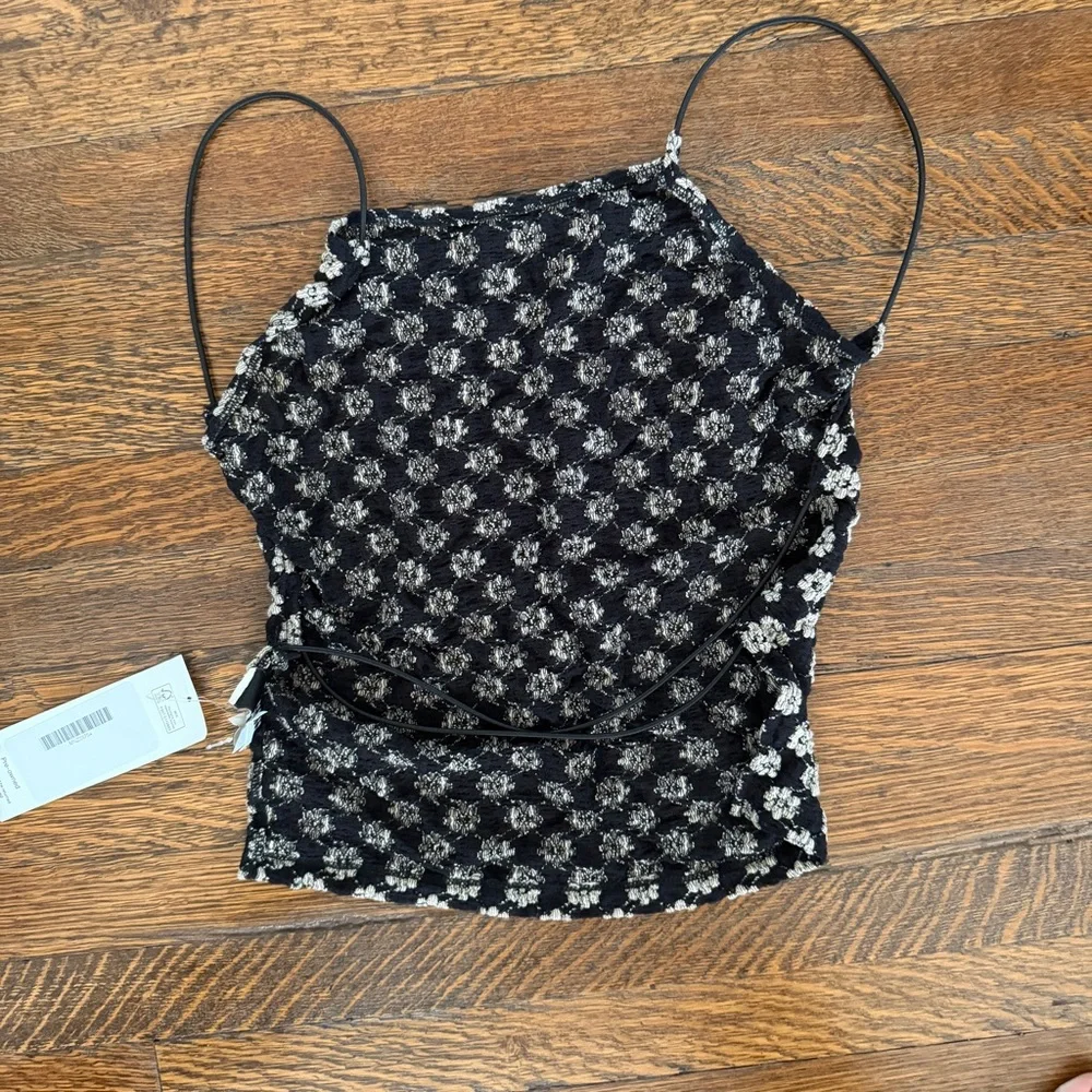 NWT Maryam Nassir Zadeh Backless Textured Knit Top – Size 2 - Picture 4 of 5